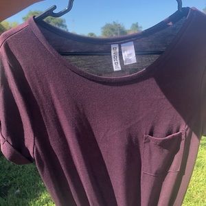 DIVIDED by H&M Dress.Dark Purple/Burgundy. Small